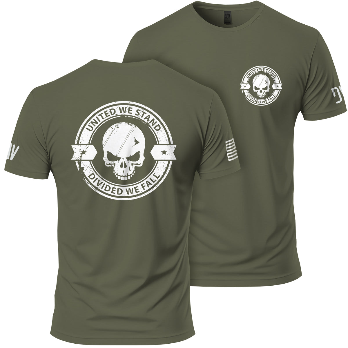 Divided We Fall Skull T-Shirt