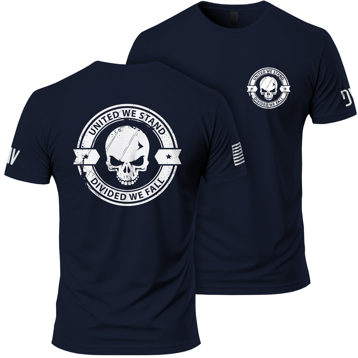Divided We Fall Skull T-Shirt