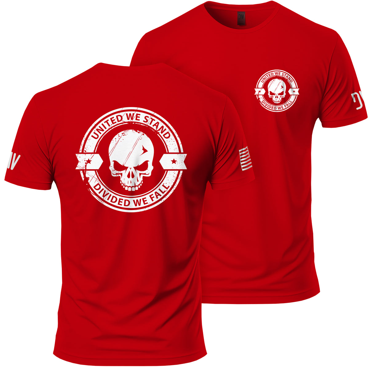 Divided We Fall Skull T-Shirt