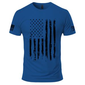 Men's Bold American Flag Short Sleeve T-Shirt