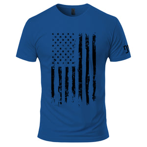 Men's Bold American Flag Short Sleeve T-Shirt