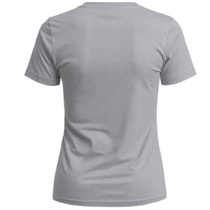Gray t-shirt on a white background