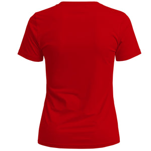 Red t-shirt on a white background
